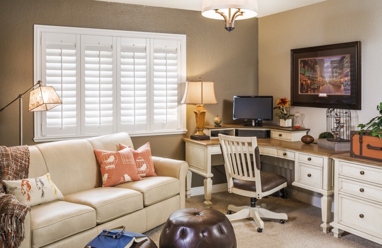 Home Office Plantation Shutters In Destin